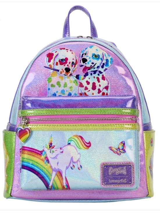Loungefly Handbags - Loungefly Holographic Lisa Frank Mini Backpack